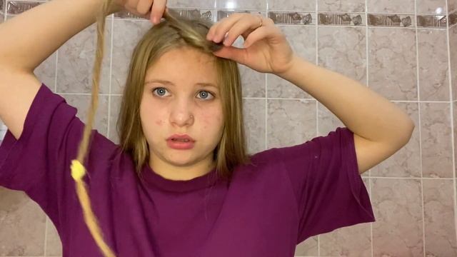 Шикарные локоны?❤️ Как сделать кудри на резинки? Кудряшки на длинные волосы??? смотреть онлайн