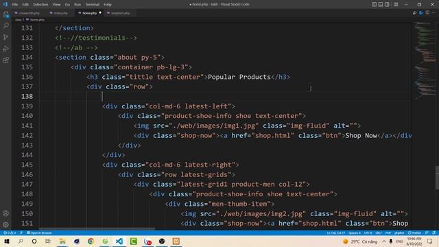 Lập trinh php - load sản phẩm trang chủ, load sản phẩm theo danh muc смотреть онлайн