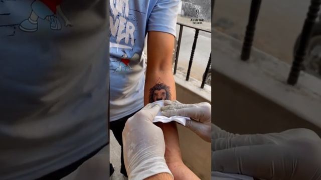 Lion Tattoo | Lion Potrait Tattoo | Potrait Tattoo | Mandala Tattoo | Realistic Tattoo#shorts смотреть онлайн