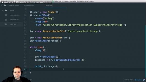 Daily Code #37 - Minecraft PHP IoT (Part 2)