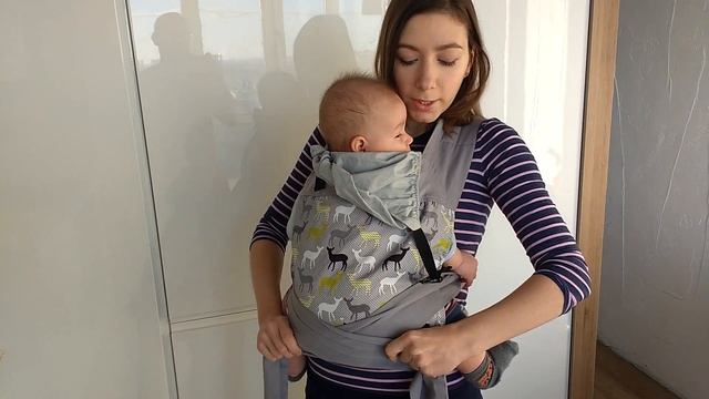 Май-слинг Love & Carry (как одеть, отзыв) смотреть онлайн