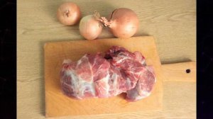 Свиная шея в фольге в духовке