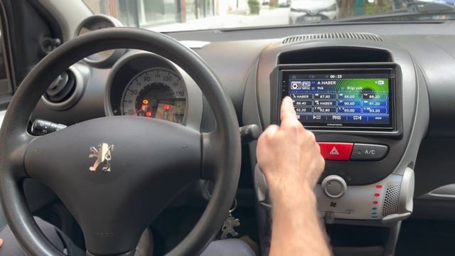 PEUGEOT 107 2008 MODEL (2007-2013) GRUNDİG GX3800 MULTİMEDYA SİSTEMİ #peugeot  #peugeot107 #carplay