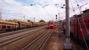 Скоростная "Ласточка" прибывает в Тверь