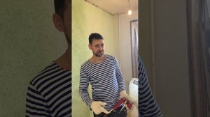 Жидкие обои при помощи картушного пистолета