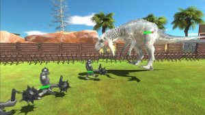 Giant Indominus Rex vs King Kong | Indominus Rex Growing - Animal Revolt Battle Simulator
