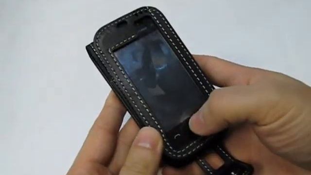 PDair Leather Case for Nokia 5530 XpressMusic - Flip Type (Black) смотреть онлайн