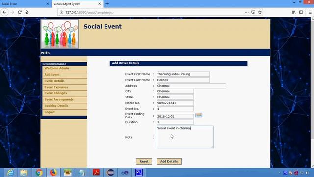 Event Management System in Java смотреть онлайн