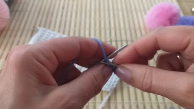 Красивая американская резинка.Вязание спицами. смотреть онлайн