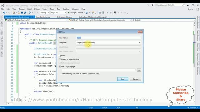 ASP.NET MVC WEB API Project Online Exam Quiz Application смотреть онлайн