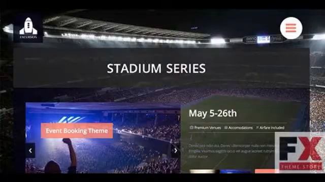 Preview Excursion - Event Booking WordPress Theme TForest смотреть онлайн