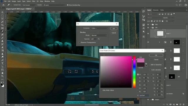 Dragon Theme [Part: 2] | Photoshop manipulation Times lapse смотреть онлайн