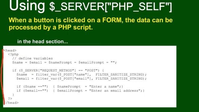 Using PHP: $_SERVER["PHP_SELF"] смотреть онлайн