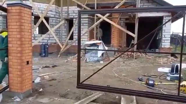 Монтаж откатных ворот загородном доме смотреть онлайн