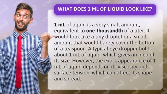 What does 1 mL of liquid look like? смотреть онлайн