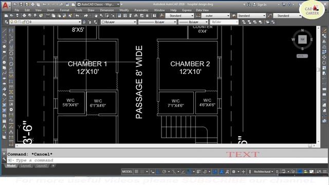 Making A Private Hospital Plan in AutoCAD | 1st Floor Hospital Plan | Hospital Floor Plan | 38 x 10 смотреть онлайн