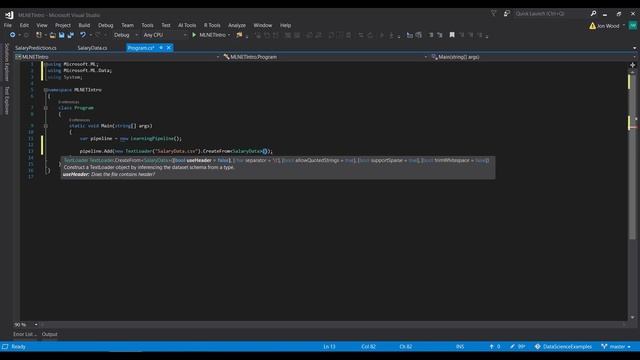 Create Your First Machine Learning Pipeline in ML.NET смотреть онлайн
