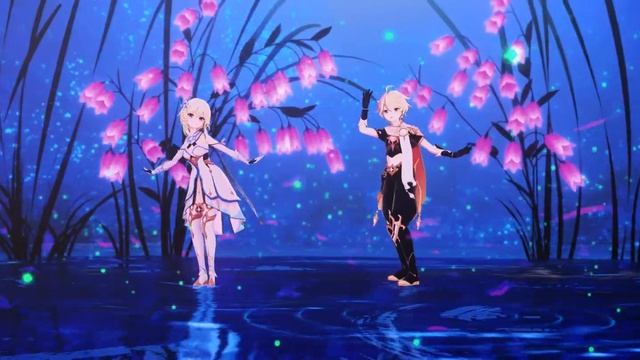 【Genshin Impact/MMD】 Butterfly on Your Right Shoulder 【Aether/Lumine】 смотреть онлайн