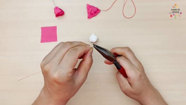 DIY Ribbon Flower, How To Make Flower Camellia Bud, Ribbon Art, (107)