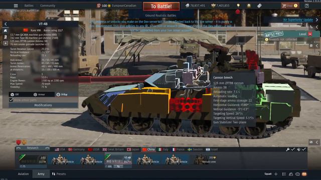 VT-4B - Update AIR SUPERIORITY Dev Server - War Thunder смотреть онлайн