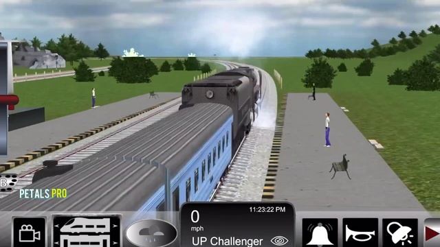 Steam Engine Train Driving | Train Game Simulations | Euro Train Drive смотреть онлайн