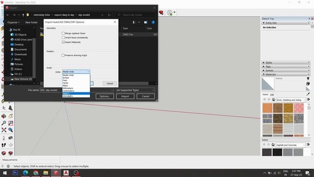 AutoCAD- How to import DWG file to SketchUp? | Easiest Way смотреть онлайн