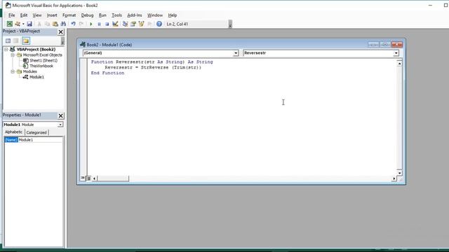 How To create Reverse Text Formula in Excel using VB Code смотреть онлайн