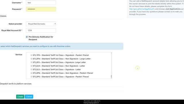 Setting up your shipping courier through NetDespatch смотреть онлайн