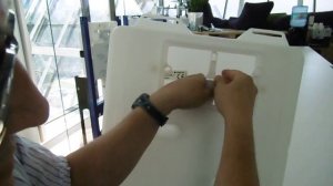 Разборка внутренних устройств смывного бачка Geberit UP172