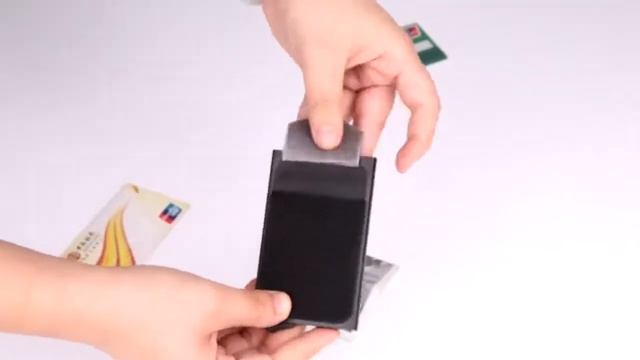 Алюминиевый кошелёк с RFID блокировкой смотреть онлайн