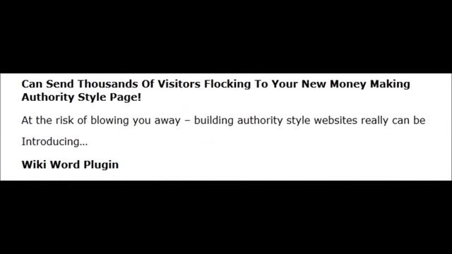 wiki word plugin Instant Authority to Any Site смотреть онлайн