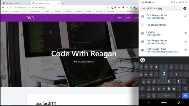 How to test or access localhost server from other devices (phones, smart watches etc..) смотреть онлайн