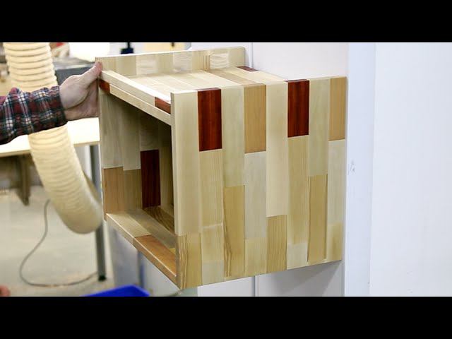 Полки из торцевых обрезков. Shelves made of short scraps. смотреть онлайн