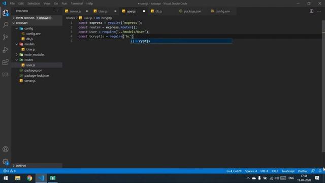 #5. Authentication - Create User Model || Create a To-Do Android App using Rest API in Hindi смотреть онлайн