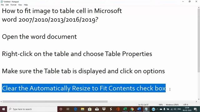 How to fit image to table cell in Microsoft word 2007/2010/2013/2016/2019? смотреть онлайн