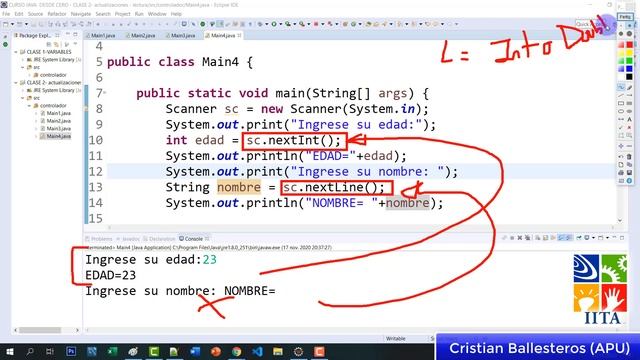 Clase Scanner para la lectura de datos en JAVA Ejemplos COMPLETO смотреть онлайн