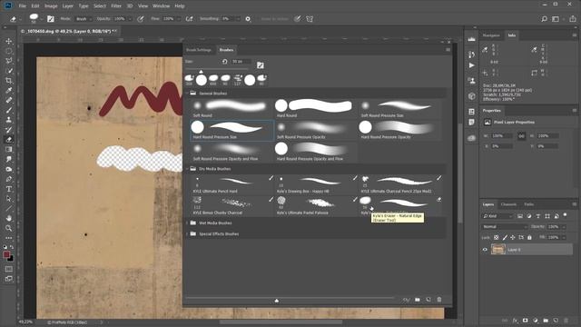 Cómo cambiar de pincel sin cambiar de herramienta en Photoshop CC 2019 / 2020 / 2021 / 2022 / 2023 смотреть онлайн