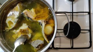 Уха по-царски из головы Осетра.