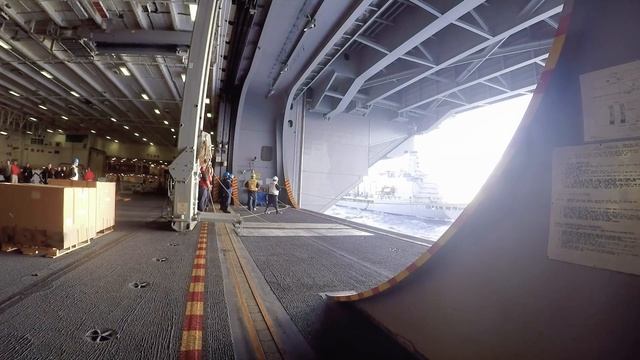 Full of Crazy Challenges: US Navy Giant Aircraft Carrier USS Gerald R. Ford as Sail With NATO Allie смотреть онлайн