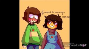 #Undertale #шип #Chara&Frisk #Чариск