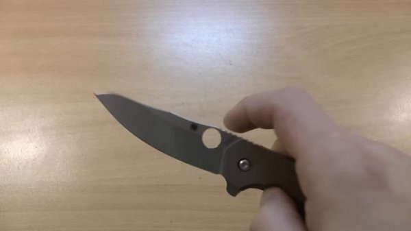 Spyderco flipper - первый взгляд