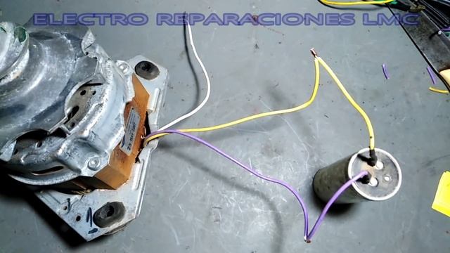 Cómo Conectar Capacitor A Motor De 3 Cables Para Lavadora. Dónde Conectar Capacitor Motor Lavadora.