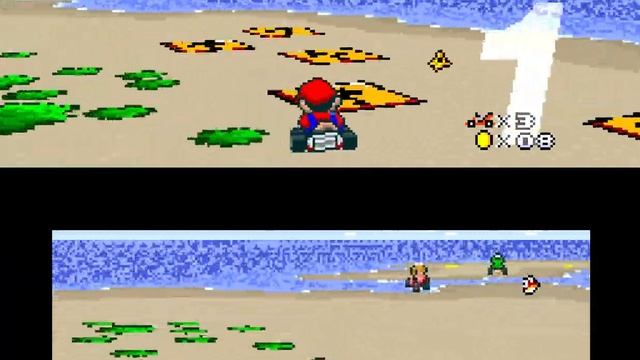 Super Mario Kart (SNES) - Full Game 100% Longplay - All Tracks on 150cc смотреть онлайн