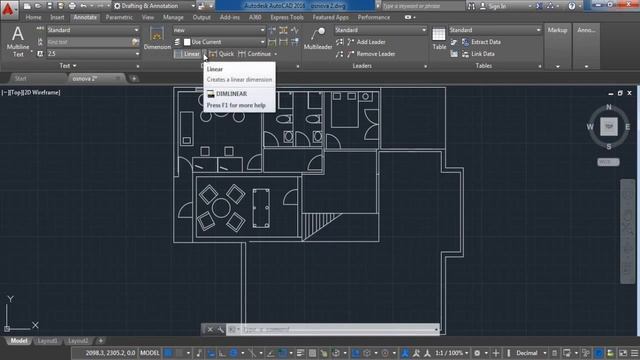 Autocad 2016 - Fast Course for Beginners - Dimensions - Lesson 17 смотреть онлайн