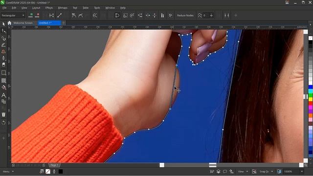 HOW TO CROP PICTURE USING PEN TOOL | IN CORELDRAW #2022 смотреть онлайн