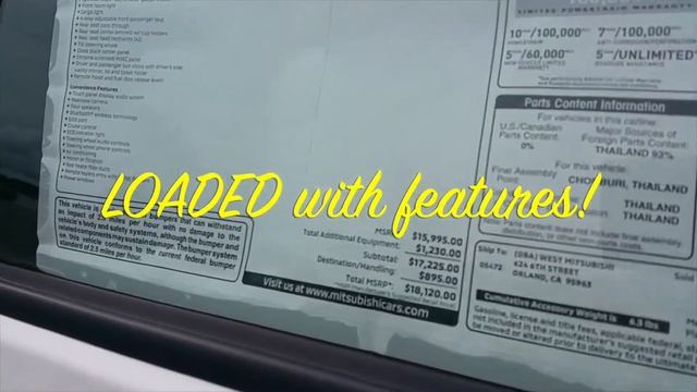 2019 Mitsubishi Mirage G4 ES