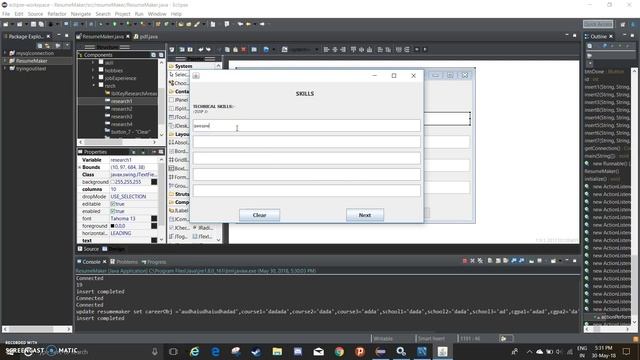 Resume Maker Project