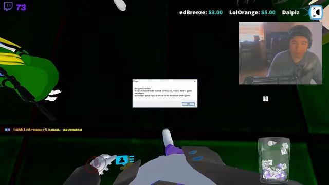 [VRCHAT] GAME CRASHED IT WAS TO FIRE смотреть онлайн