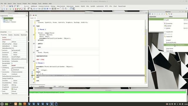 Lazarus Debugger - A short demo смотреть онлайн