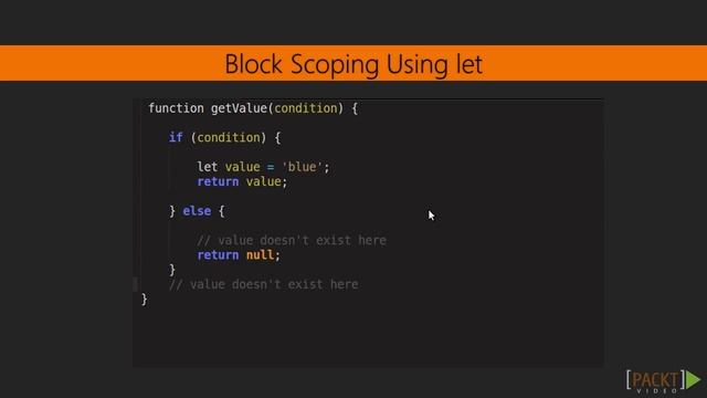 Web Development with Angular 2 & Bootstrap : Scope of Variables using let and const | packtpub.com смотреть онлайн
